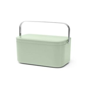 Coș de gunoi pentru resturi alimentare Brabantia SinkSide de 1,8 l, verde deschis, cu mâner din oțel inoxidabil - Cutii alimentare