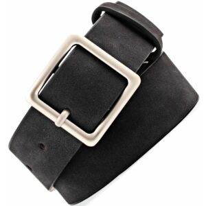 Ökológiai bőrből készült széles női öv, négyzet alakú csat 4x4 cm, hossza 104 cm 122115290 - Női öv