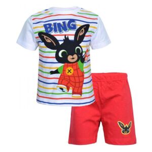 Комплект раирана къса пижама Bing за деца с герой Бинг Заек - Бебе & Малко дете