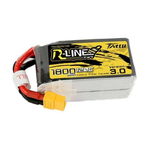 Tattu R-Line Version 3.0 1800mAh 120C 4S1P XT60 LiPo Akku