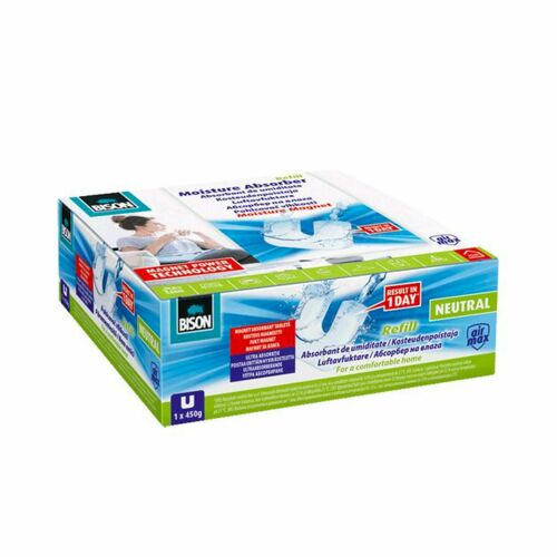 Bewello BISON AirMax páramentesítő utántöltő tabletta, 450g, illatmentes, páraelszívó - Párátlanító