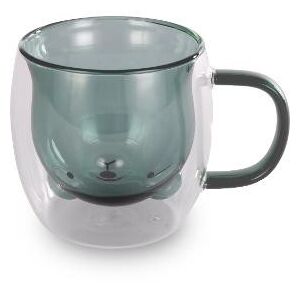 Lamart LT9127 VASO Macis kubek ze szkła dwuściennego z wzorem niedźwiedzia, 250ml - Lamart
