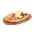 Tescoma FEELWOOD oval serving and cutting board with cheese and ham