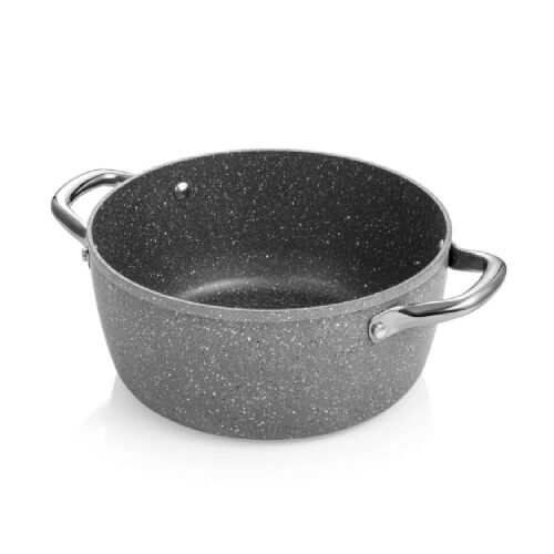 Tescoma i-PREMIUM Stone Topf 24 cm mit Edelstahlgriffen