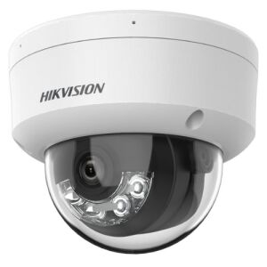 Hikvision DS-2CD1143G2-LIU 4MP IP biztonsági kamera 2,8 mm-es objektívvel, IR és fehér fény megvilágítással, beépített mikrofonnal, PoE, Smart Hybrid Light - Hikvision Biztonsági kamera