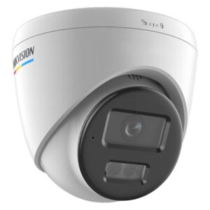 Hikvision DS-2CD1327G2H-LIU 2MP ColorVu IP biztonsági kamera, Smart Hybrid Light, 4mm objektív, 30m IR és fehér fény, mikrofon, PoE - Hikvision Biztonsági kamera