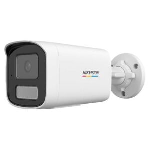 ColorVu 4MP IP kamera, 2,8 mm-es objektív, Smart Hybrid Light, PoE, IR 50 m fehér fény 50 m, mikrofon - HIKVISION DS-2CD1T47G2H-LIU (2,8 mm) 122151673 - Hikvision Biztonsági kamera