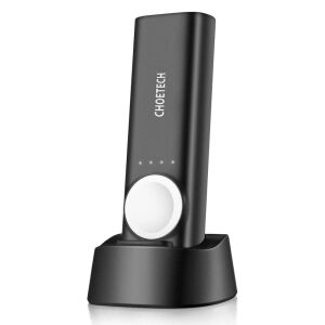 Choetech MFi Power Bank für Apple Watch, schwarz, mit magnetischem Lademodul - Choetech