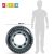 INTEX Gumový plavecký kruh z pneumatiky - 91 cm 122152508