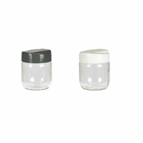 2er Set Excellent Houseware Frischhaltedosen, Glas/Kunststoff, 425 ml, transparent 122152769