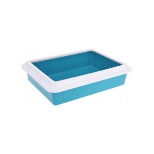 Excellent Houseware Katzentoilette, Polypropylen, 43x33x11 cm, blau 122152785 - Viehzucht