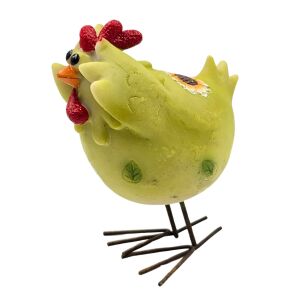 Decorațiune pentru Paște, model găină, 11.5x5x10 cm, verde 122154568 - Decorațiuni de Paște