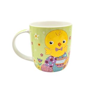 Kindertasse, Farbe Grün, Motiv Ostern, 370 ml