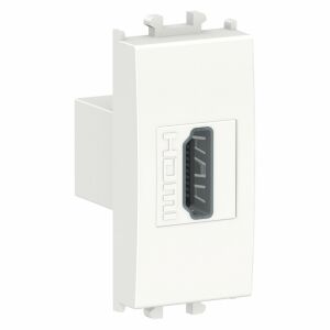 Fehér HDMI aljzat, 1 modul, Schneider Easy Styl 122155159 - Schneider