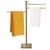 Springos gold towel rack with rotating arms and towels