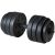 Funfit Gym&Fitness 40kg adjustable dumbbell set, 2x20kg, black