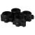 Funfit Gym&Fitness 40kg adjustable dumbbell set, 2x20kg, black, locking collars