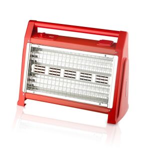 RAF R1175 elektromos radiátor, piros, 2400W, kvarc - Elektromos fűtés