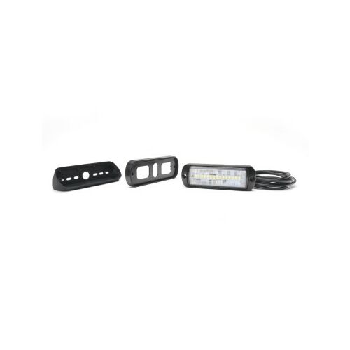 Proiector Lucru 1501 W229 Lampă de lucru LED cu 30 LED-uri, 12V-24V, 16W, negru, cu suport de montare și cablu