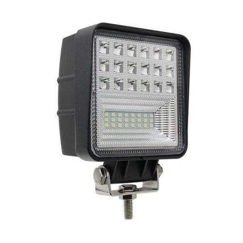 Proiector LED Auto Offroad 7D 63W, близък план на квадратния LED работен светлина