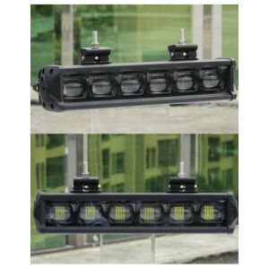 Bara LED Auto Offroad 210W 6D 12V-24V, 47 inch, neagră, lentilă optică 6D, suporturi de montare - Lămpi de lucru
