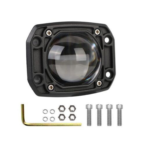 Auto Offroad LED projektor két színben (fehér+sárga) 30W/12V-24V, 1500 Lumen, süllyesztett, 90 fokos Xenon Bright® Flood Beam