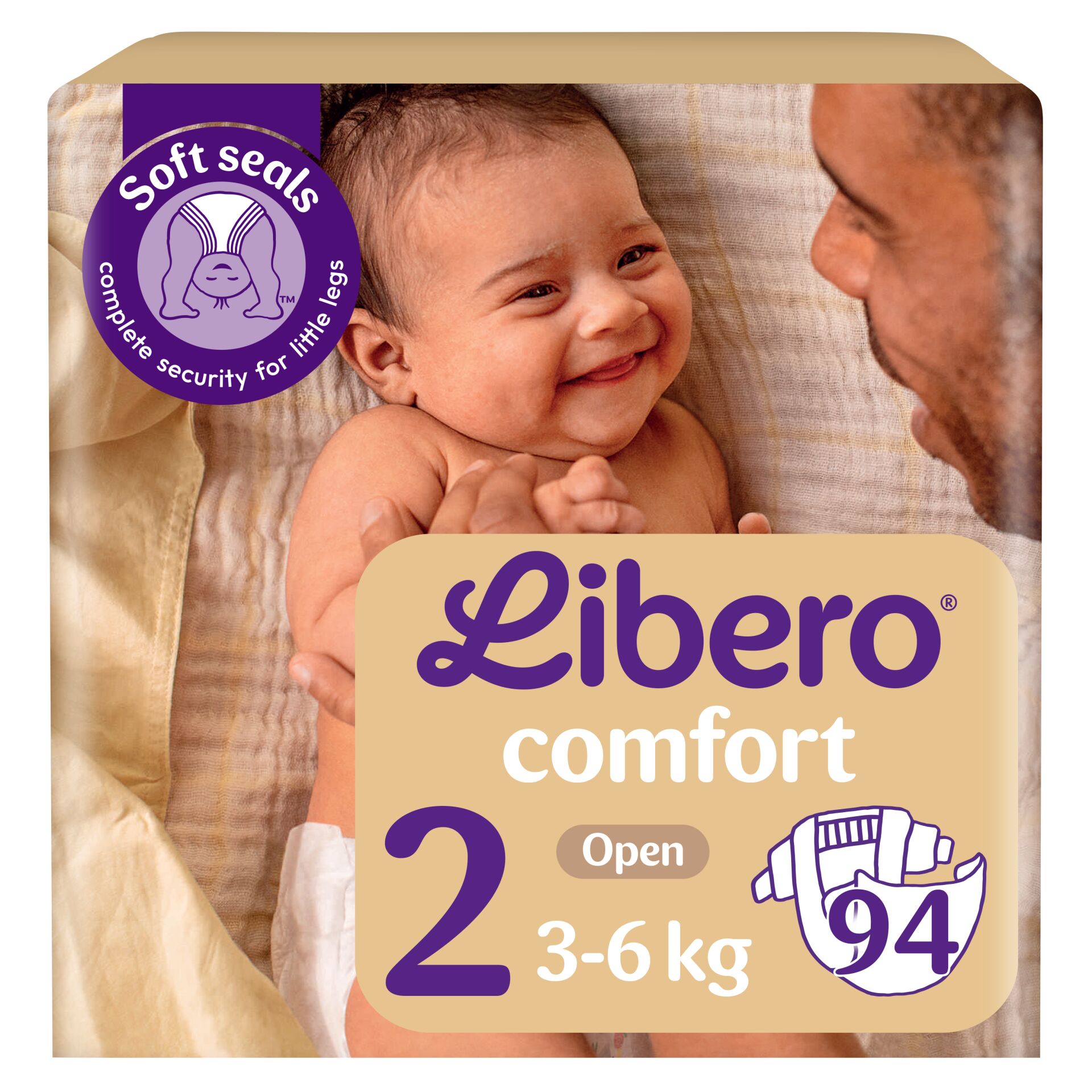 E-shop Balenie plienok Libero Comfort 3-6kg Newborn 2 (94ks)