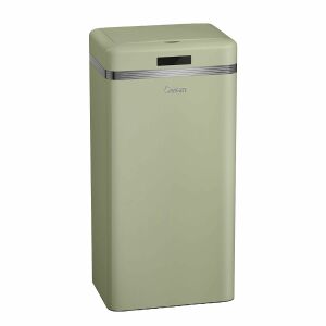 Cos de gunoi cu senzor, Swan, Retro, 45 litri, 1 compartiment, kaki