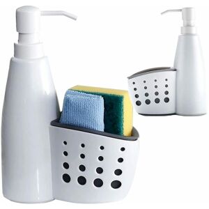 2 az 1-ben adagolós flakon mosószerhez és szivacshoz, fehér, műanyag, 16x21 cm