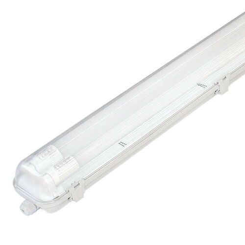 Commel 2x18W LED armatúra, 126cm, 6500K, por- és vízálló