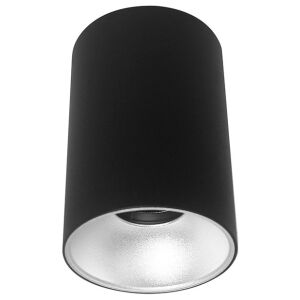 Avide GU10 Spotlicht, Schwarz und Silber, Rund, Deckenmontage - Deckenleuchten