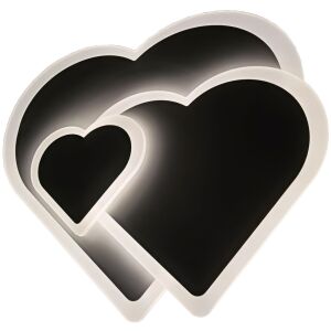 Avide Design Mennyezeti Lámpa Coeur 55W(27.5+27.5) RF Távirányítóval