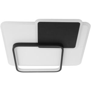 Avide Design Jett LED Deckenleuchte mit Fernbedienung, schwarz und weiß, modernes Design - Deckenleuchten