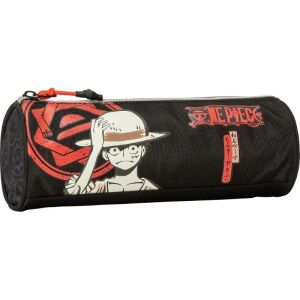 One Piece Stiftetui, schwarz, mit Luffy-Charakter - Schreibwaren & Schreibmaterial
