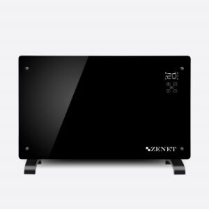 Dekoratívny sklenený konvektorový ohrievač Zenet 530, úsporný 2000 W