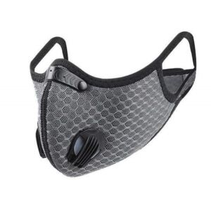 Szürke, modern és sportos megjelenésű védőmaszk gyerekeknek, amely a benne lévő P.M 122210736 - Edzőmaszk