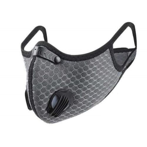 Szürke, modern és sportos megjelenésű védőmaszk gyerekeknek, amely a benne lévő P.M 122210736