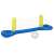 Bestway inflatable volleyball set with net and ball, blue and yellow