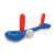 Bestway inflatable volleyball set with net and ball, blue and red