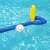 Bestway inflatable volleyball set with net and ball in a pool