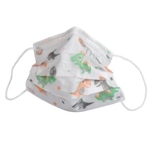 50er Set Medizinische Gesichtsmasken für Kinder, THK, einzeln verpackt, 3-lagig, 3 Schichten, mehrfarbig 122211121 - Mundschutz