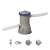 Bestway FLOWCLEAR™ 3 m3/h paper filter pool pump with hoses, filter cartridge, and accessories