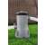Bestway FLOWCLEAR™ 3 m3/h Papierfilter-Poolpumpe installiert in einem Garten