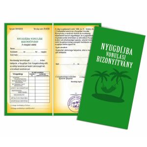 Vicces Nyugdíjas Bizonyítvány, humoros ajándék nyugdíjba vonulásra - Vicces ajándék