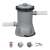 Bestway 2006L/h pool filter pump with filter cartridge, hoses, and accessories