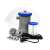 Bestway 2006L/h pool filter pump with filter cartridge, hoses, and accessories