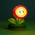 Eingeschaltetes Super Mario Fire Flower Icon Nachtlicht