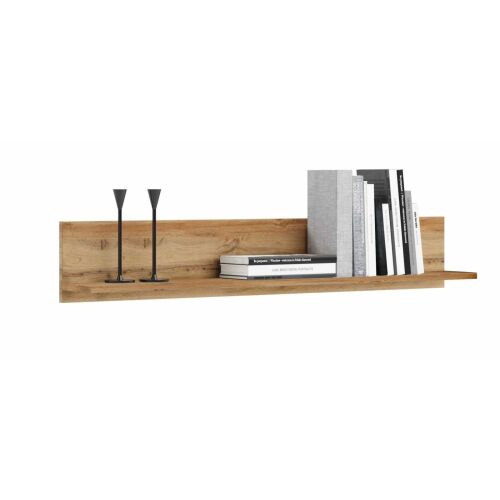 Rafturi 100 cm - stejar artizanal auriu, raft de perete, stejar, design modern, decor pentru living