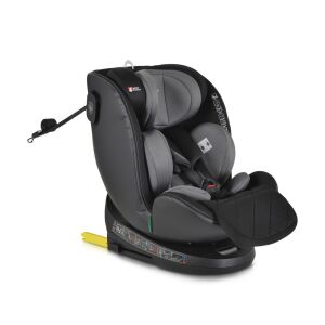 Cangaroo Castor I-Size 360°-ban forgatható ISOFIX gyermekülés, szürke, 40-150 cm-es babáknak és kisgyermekeknek - Cangaroo