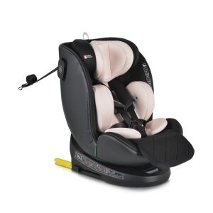 Cangaroo Castor I-Size 360°-ban forgatható ISOFIX gyermekülés (40-150 cm) - Púder - Cangaroo
